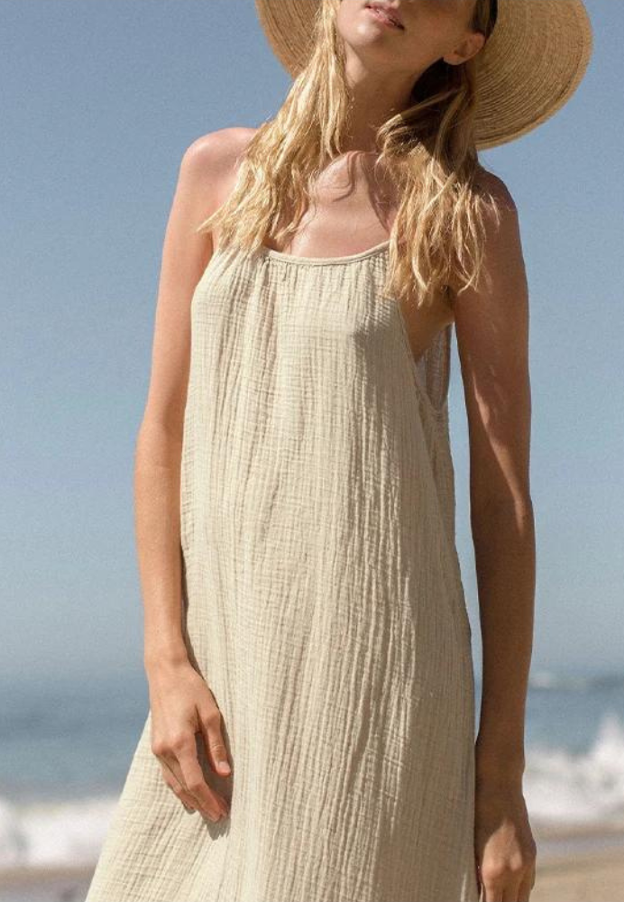 robe gaze de coton mobile