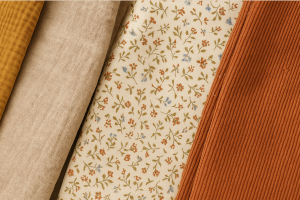 Quels tissus associer avec la gaze de coton ?