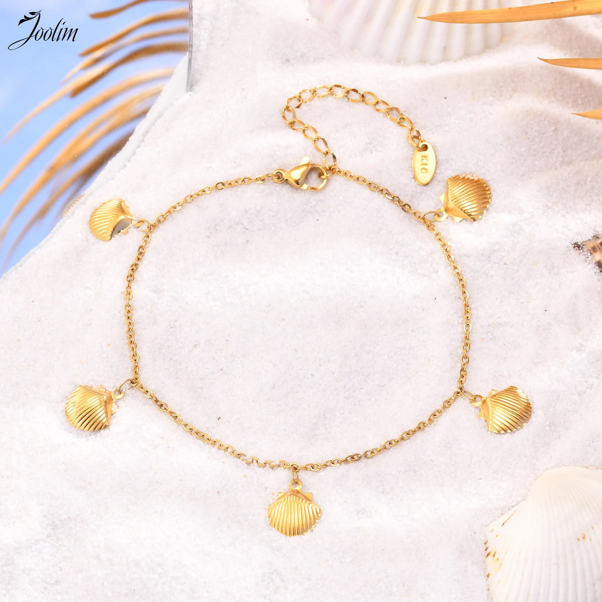 Bracelet de cheville coquillage
