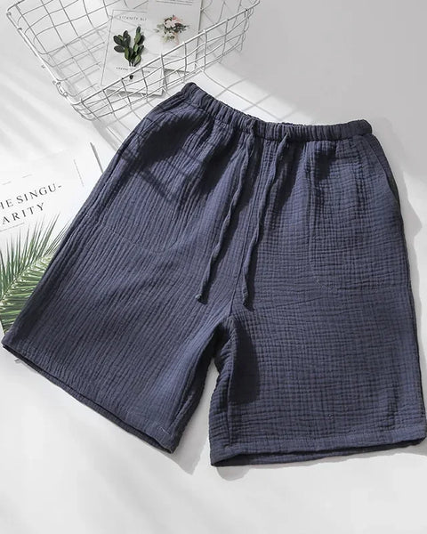 Short gaze de coton homme