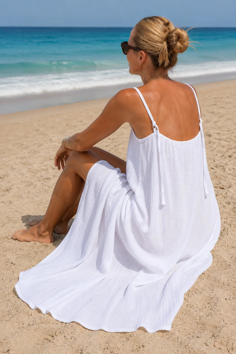 Robe ample gaze de coton