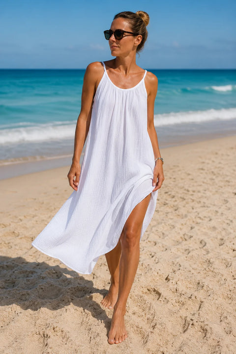 Robe ample gaze de coton