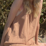 Robe de plage gaze de coton plage