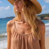 Robe de plage gaze de coton