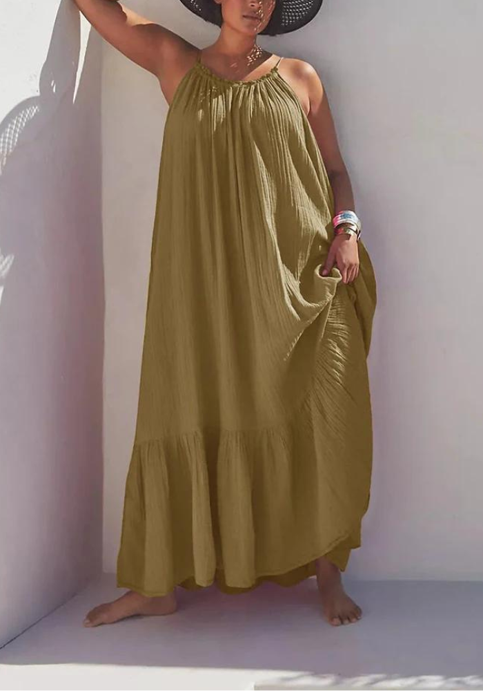 Robe gaze de coton grande taille Robe Gaze de Coton