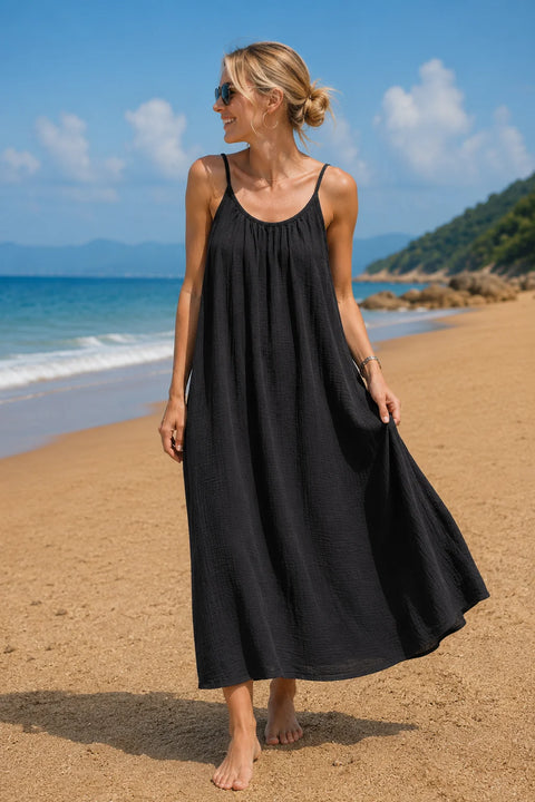 Robe gaze de coton grande taille