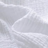 Robe longue blanche gaze de coton