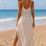 Robe portefeuille gaze de coton